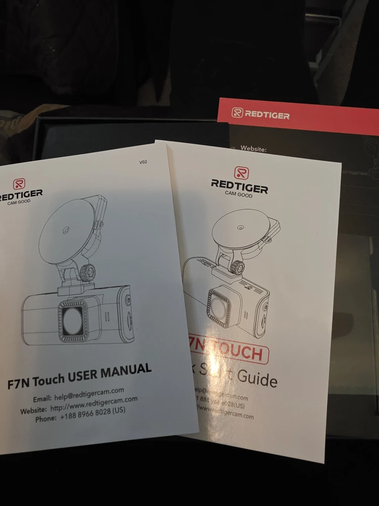 REDTIGER F7N Touch 4K Dash Cam - fairly new in Box! - photo 3