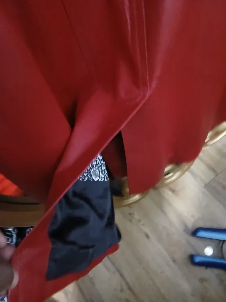 Danier Red Leather Jacket Size M/M image indicator(8)