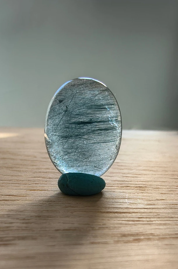 16 CTS Rutilated Quartz Cabochon