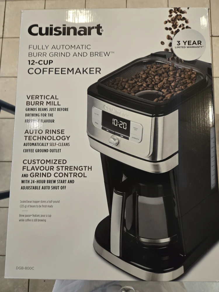 Cuisinart Burr Grind & Brew Coffeemaker - DGB-800C - photo 2