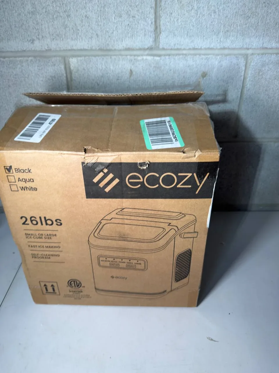 ecozy Portable Ice Maker Countertop, 9 Cubes Ready in 6 Mins image indicator(3)