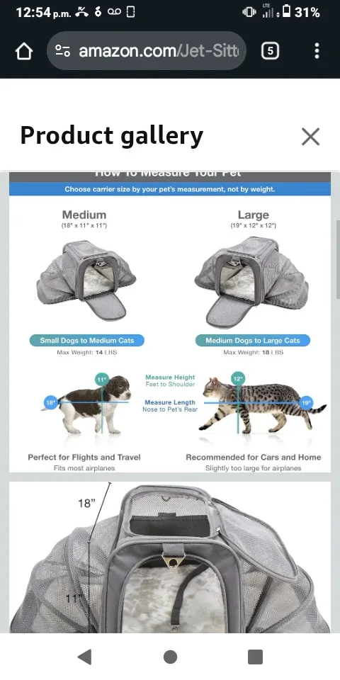 Jet Sitter Pet Carrier image indicator(7)