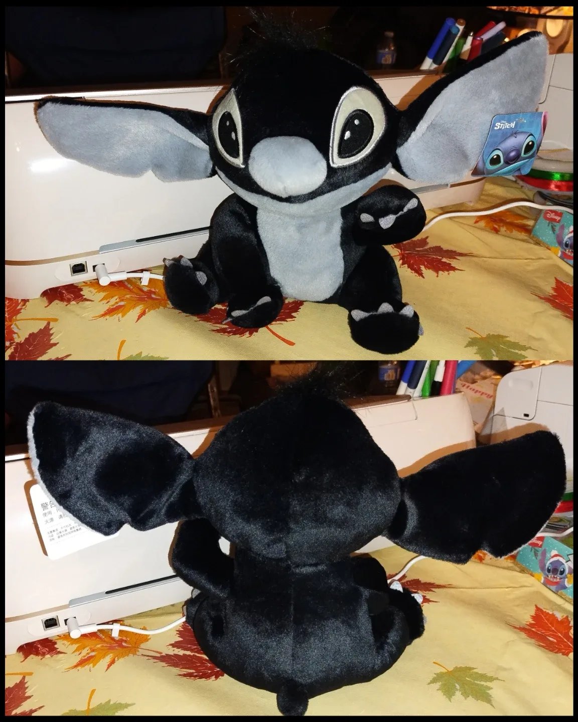 Disney black stitch plush  $30 firm