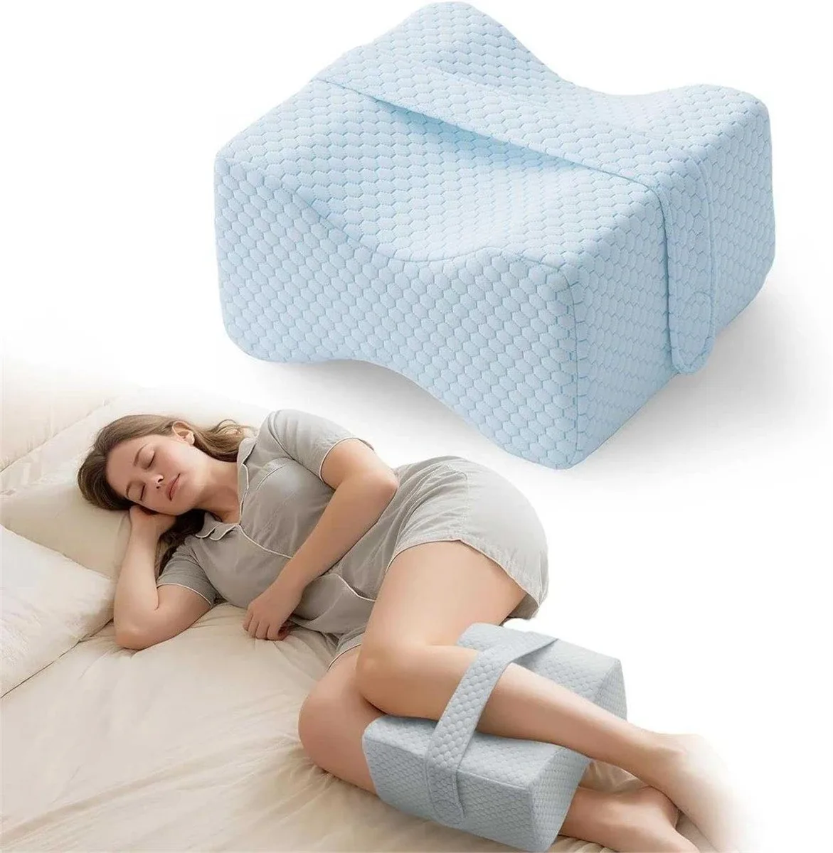 Extra Large Artelse Knee Pillow 12.2" x 11.4" x 6.7" thumbnail