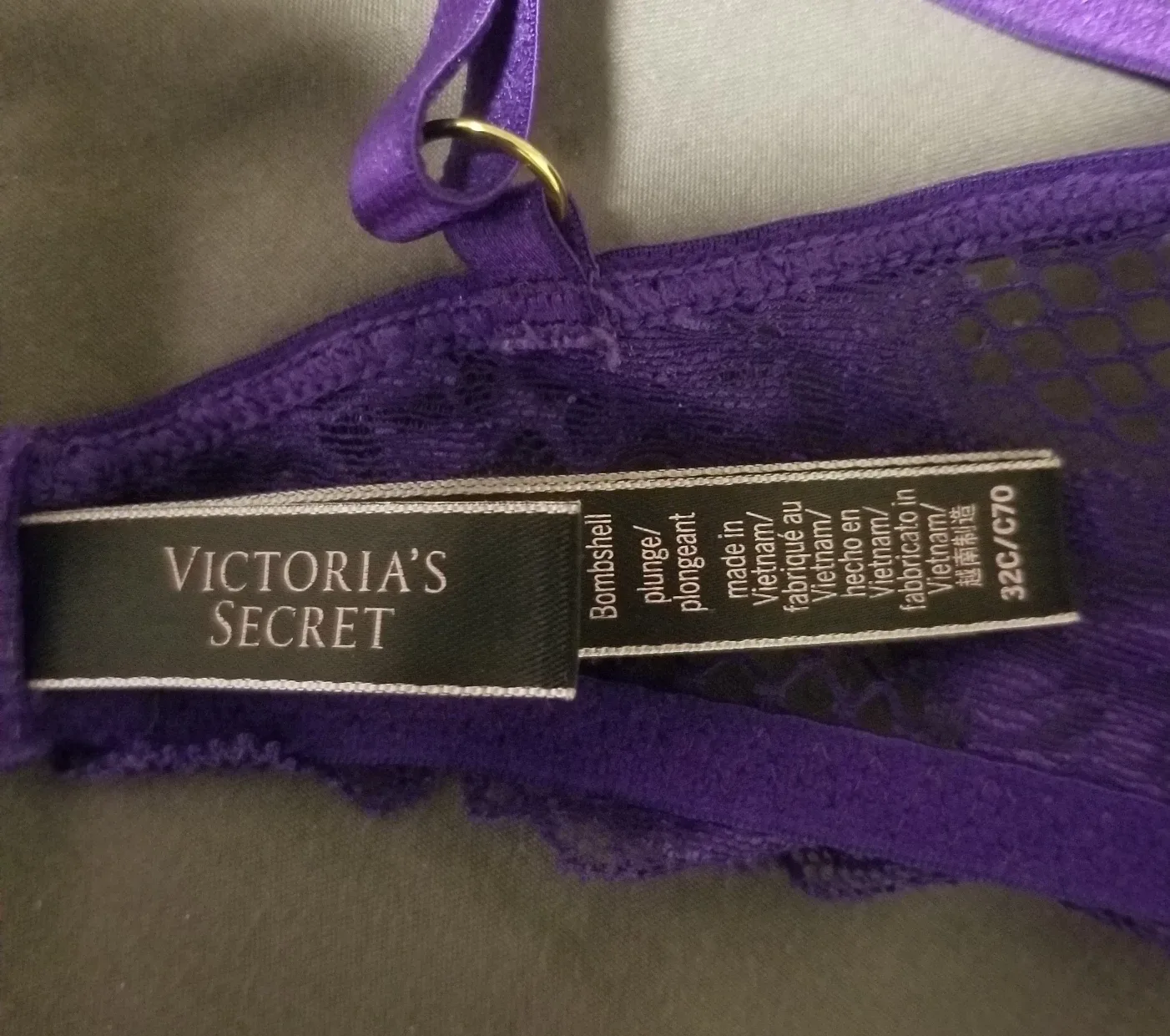 Victoria's Secret Bombshell Bra 32C Purple image indicator(2)