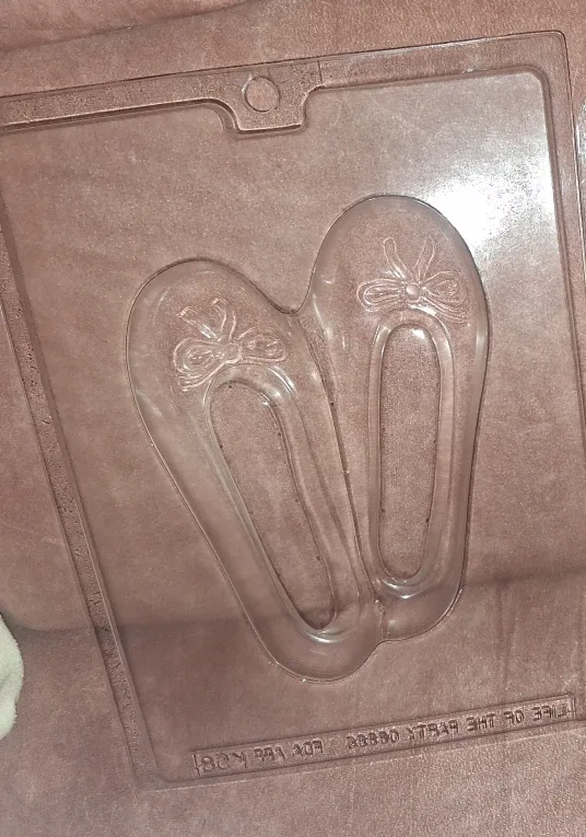 Ballet Slipper Chocolate Mold 2 piece Set --New image indicator(2)
