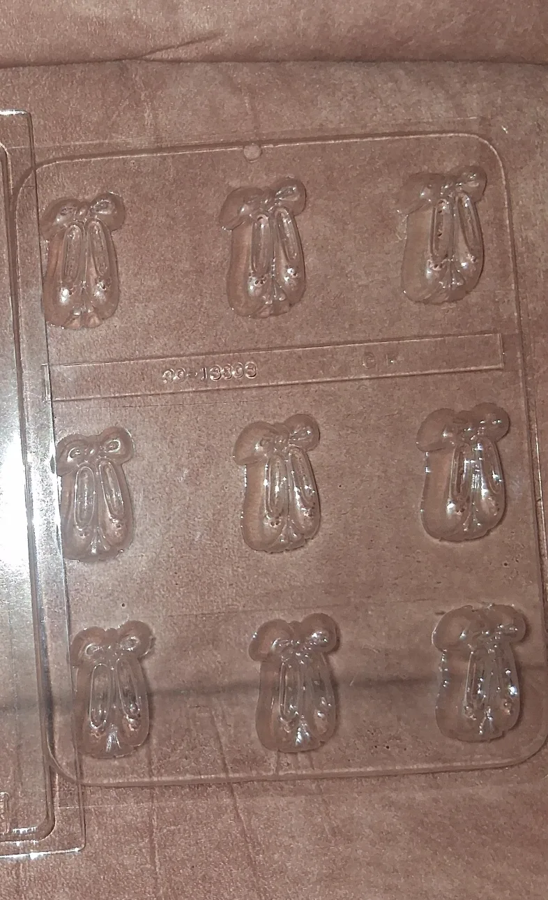 Ballet Slipper Chocolate Mold 2 piece Set --New image indicator(3)