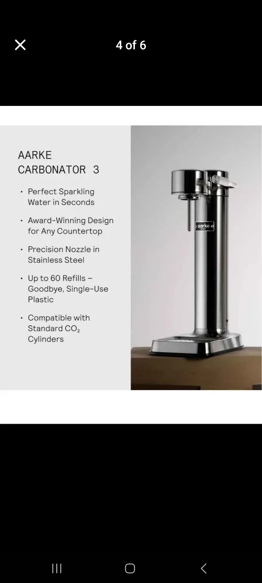 Aarke Carbonator 3 Sparkling Water Maker image indicator(3)