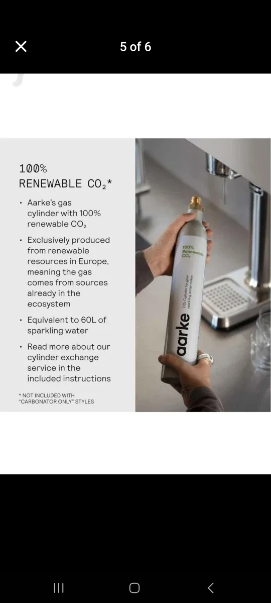 Aarke Carbonator 3 Sparkling Water Maker image indicator(4)