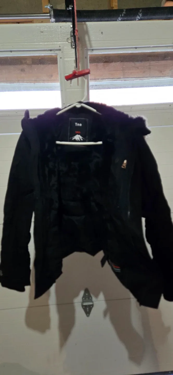 TNA Vail Black Winter Parka - XXS
