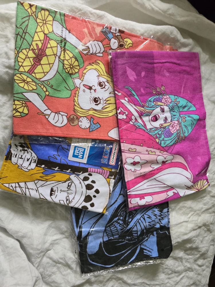Travel Sale! One Piece Ichiban Kuji Long Towels - New - photo 3