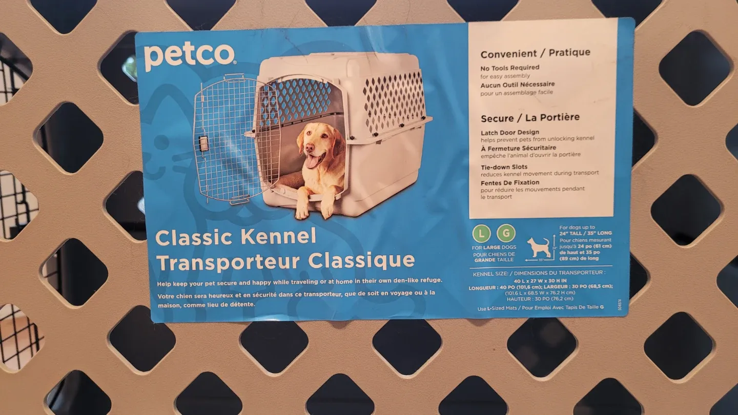 Petco Classic Kennel Transporter - Large Dog Crate