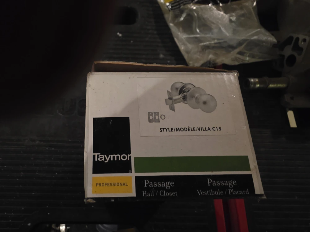 Taymor Passage Hall/Closet Door Knob - Satin Nickel - photo 3