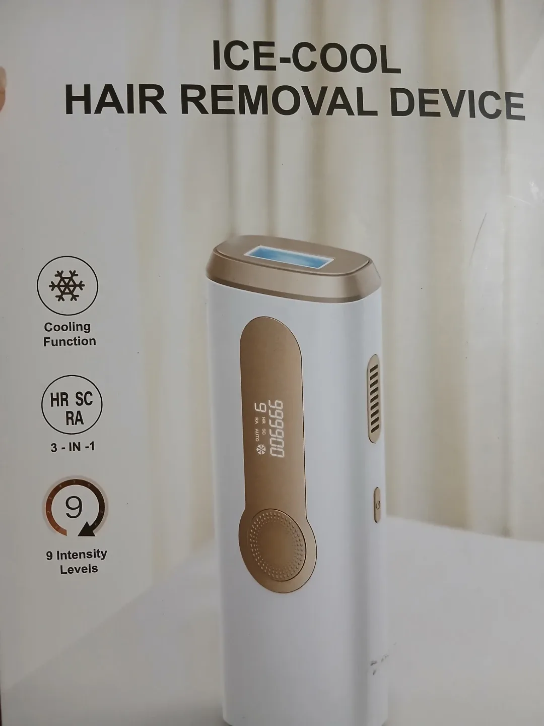 IPL Laser Hair Removal with Ice Cooling Care Function image indicator(6)