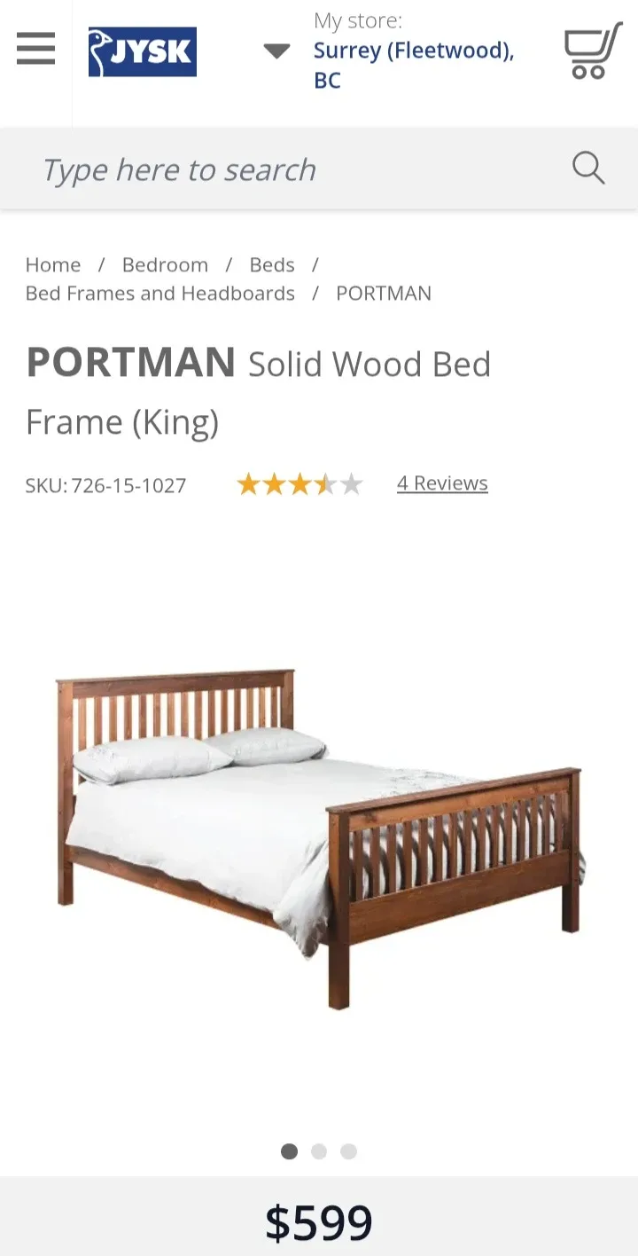 King Bed Frame with Mattress image indicator(6)