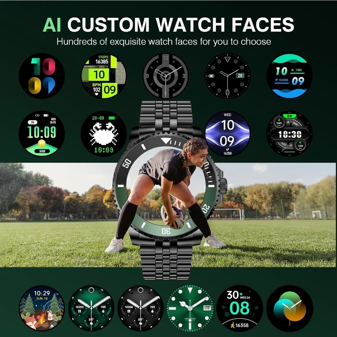 Smart Watch - Black & Green - photo 5