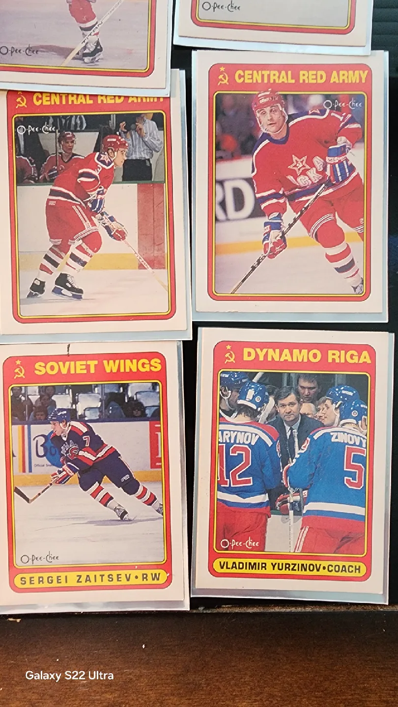 Vintage O-Pee-Chee Soviet Hockey Cards image indicator(3)