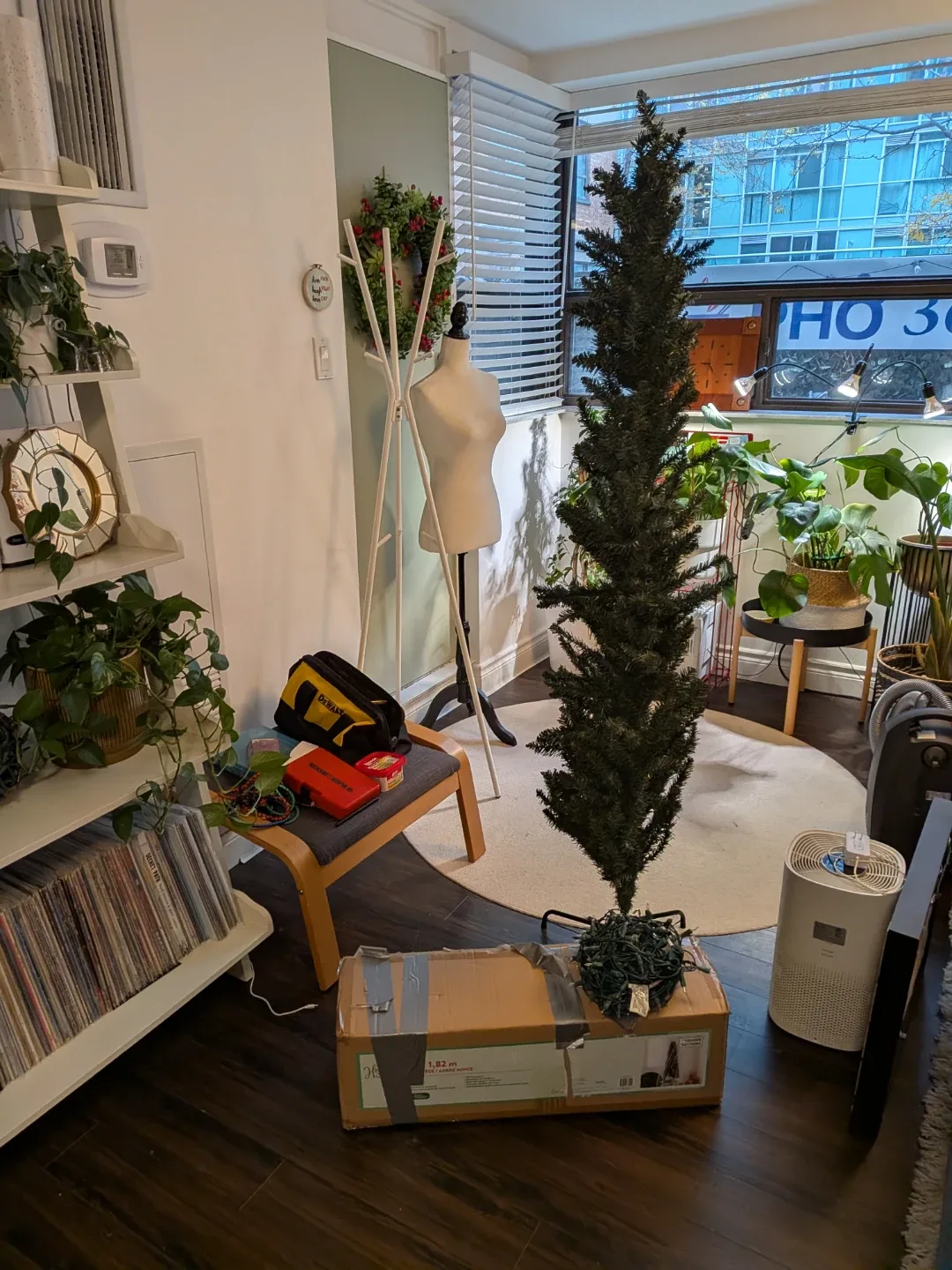 6 feet artificial Christmas tree pencil