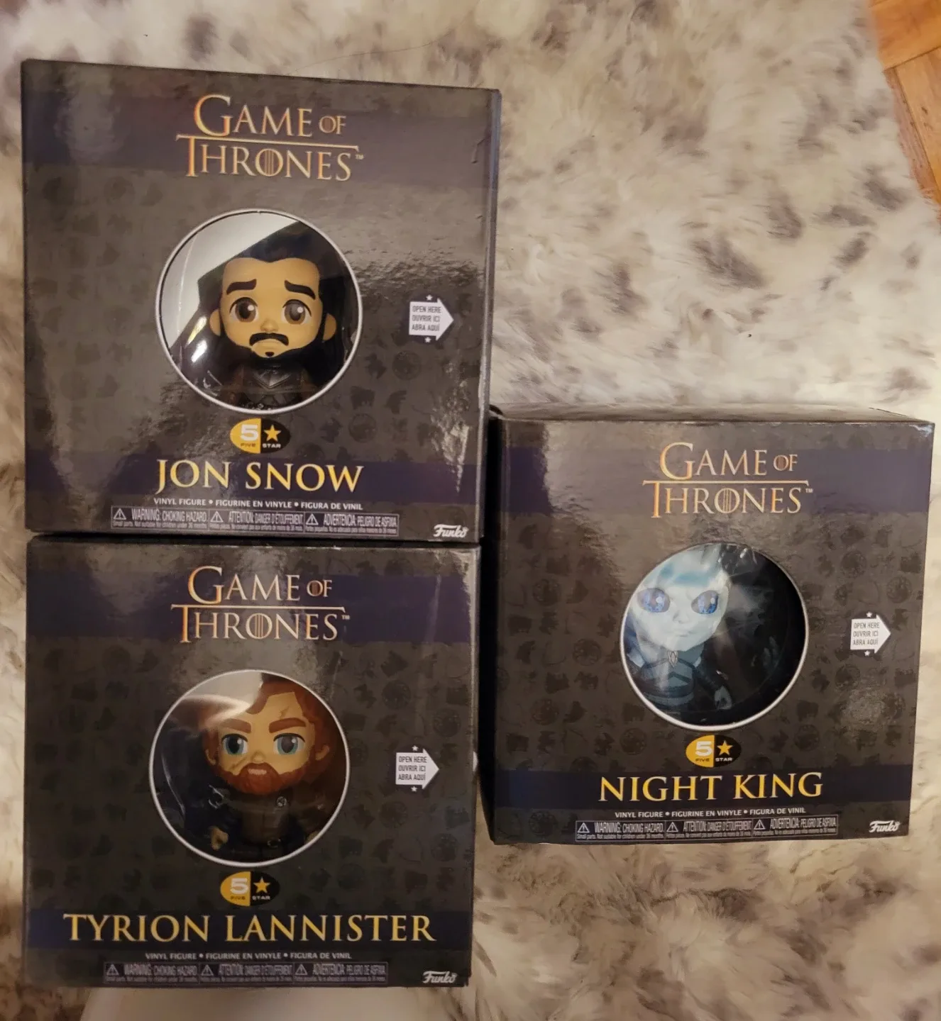 Funko pop 5 star game of thrones figures BNIB