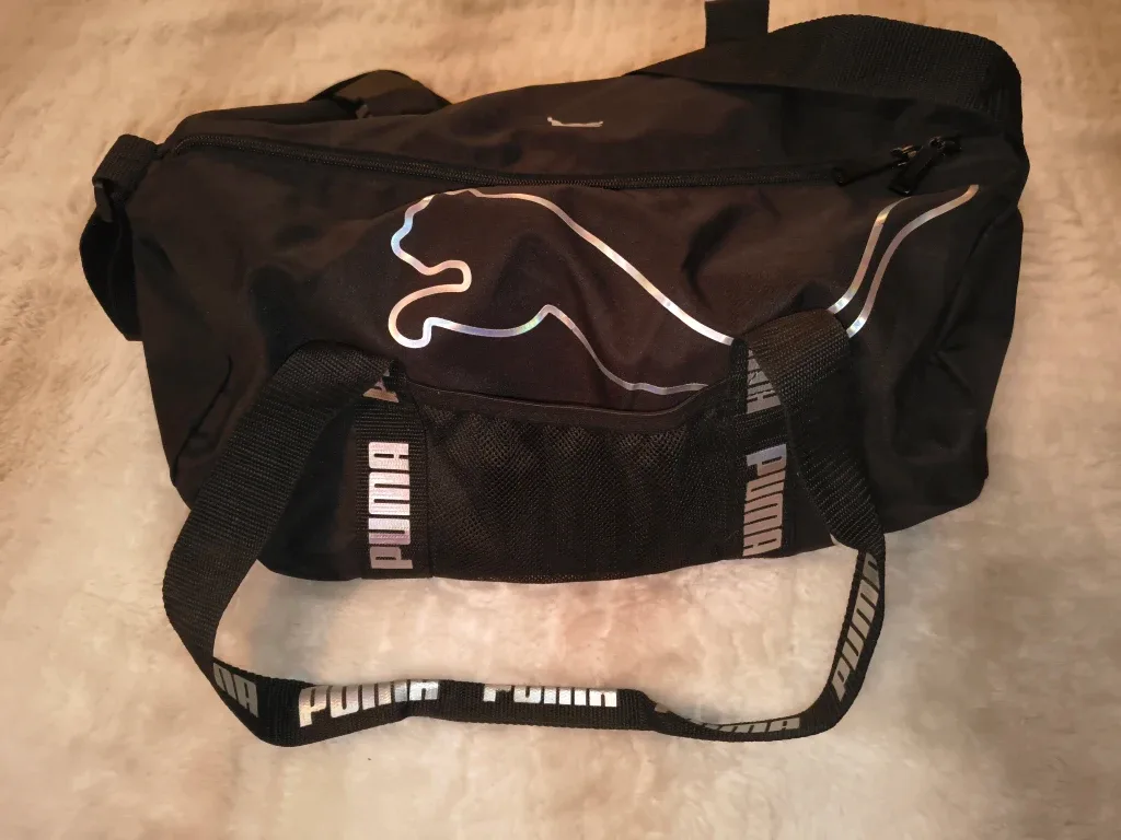 Puma Black Duffle Bag