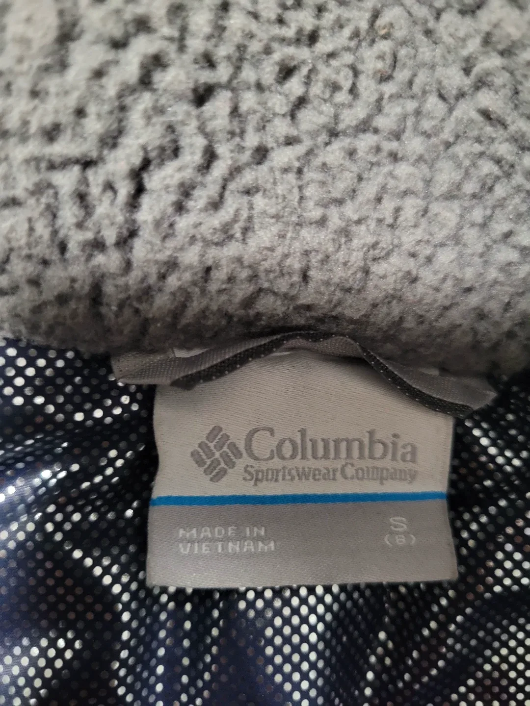 Kids Columbia Blue Winter Jacket - Size S image indicator(4)