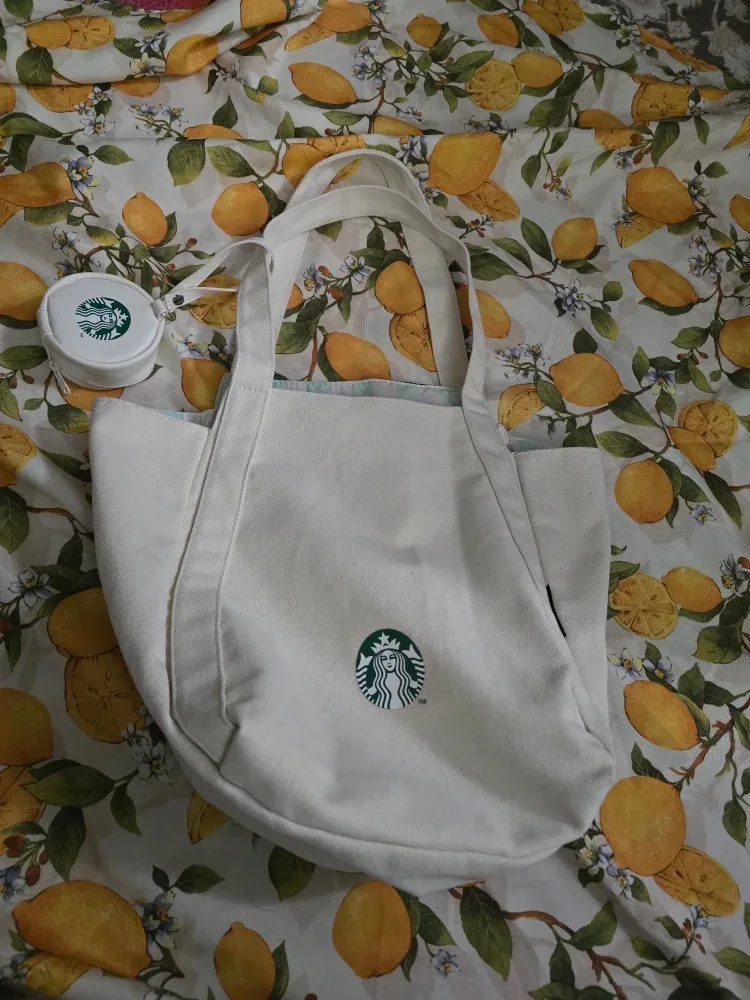 Starbucks Tote Bag with Coin Pouch  Lucky bag Limited Ed. image indicator(2)
