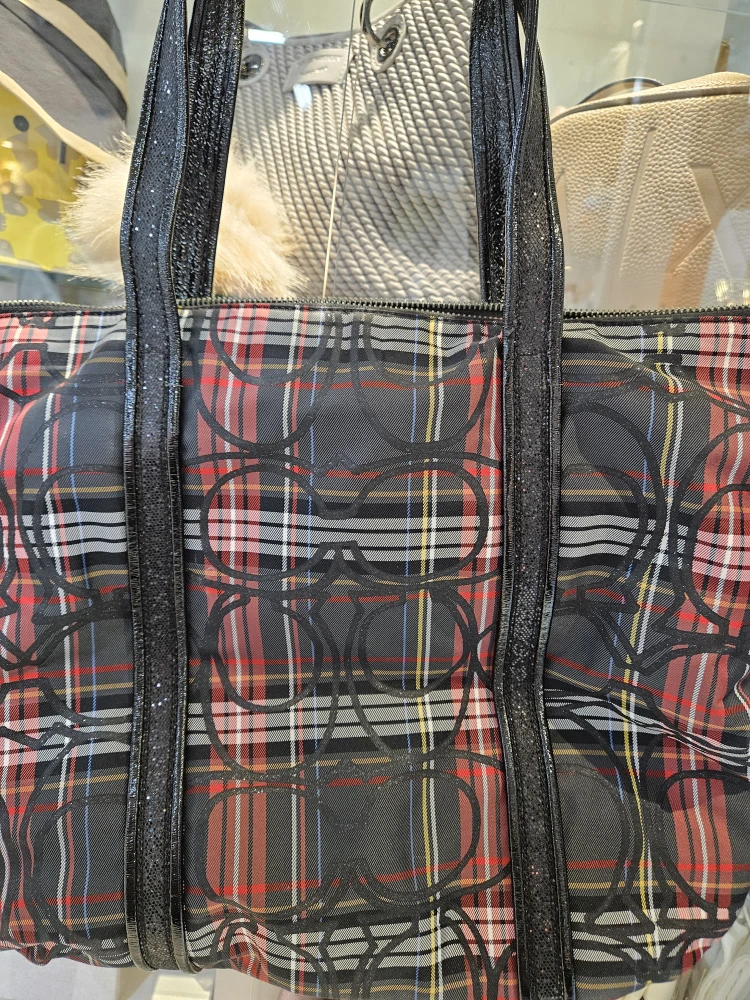 Coach Plaid Tote Bag - photo 5