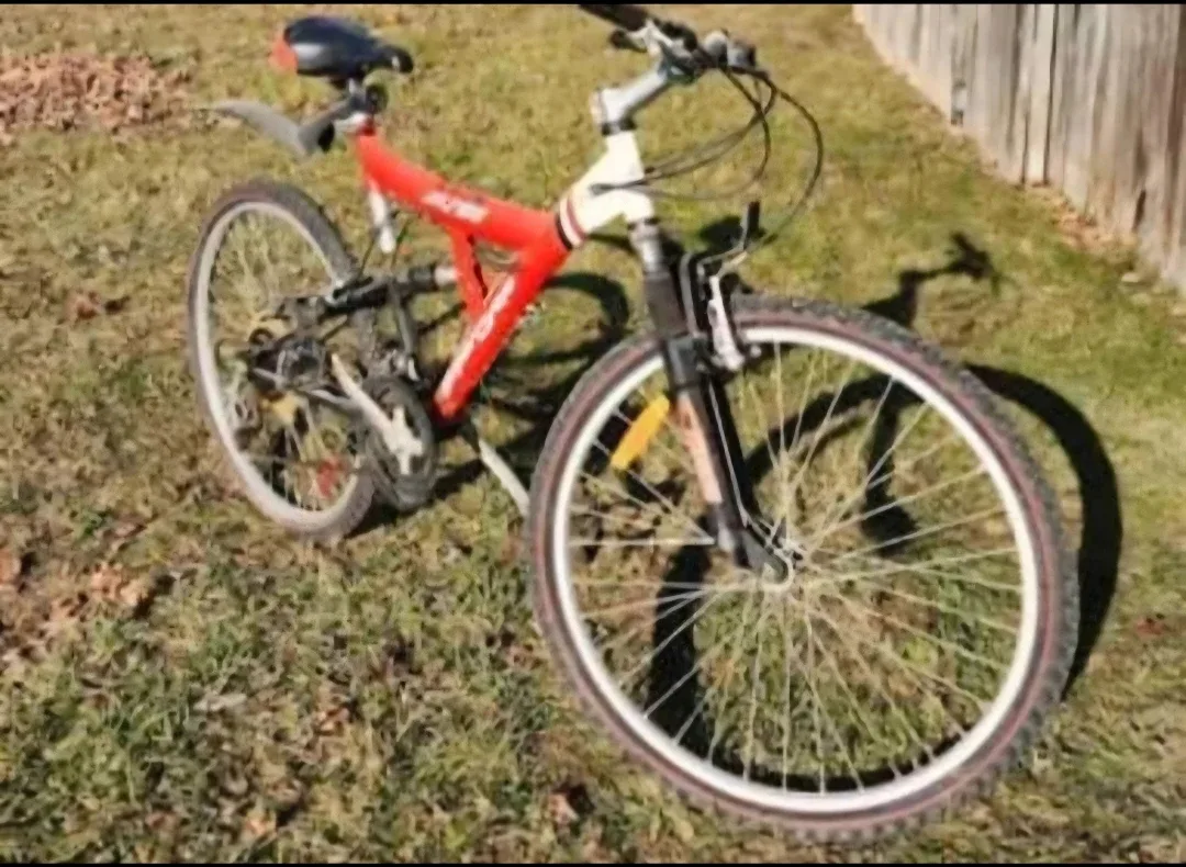 Red & White Mountain Bike