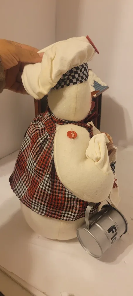 Snowman Chef Plush - 13" Tall image indicator(3)