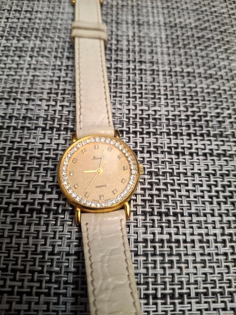 Koral Gold Plated Quartz Ladies Watch