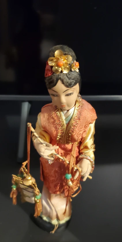 Vintage Asian Dolls Pair very detailed - photo 2