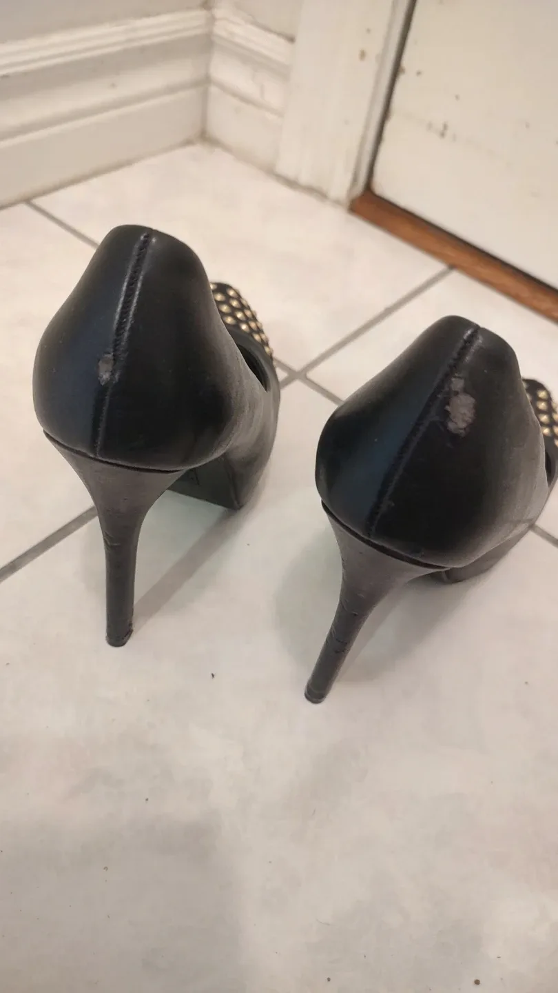 Black Studded Heels - Size 6 1/2 image indicator(4)