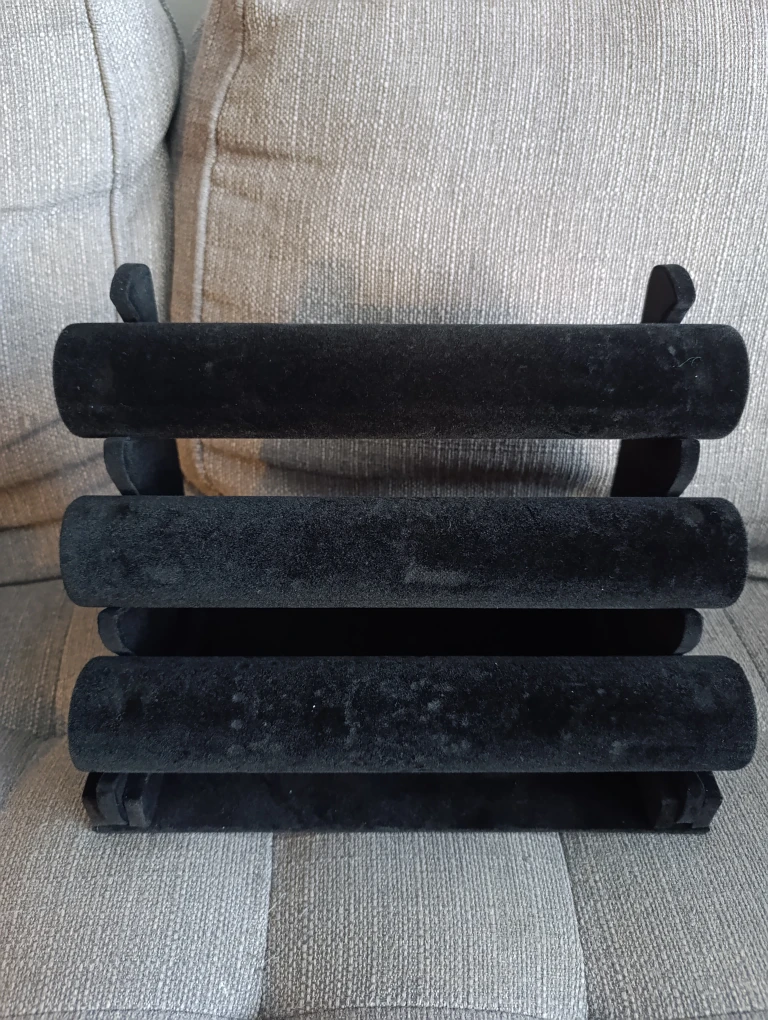 Black Velvet 3-Tier Bracelet Display Stand