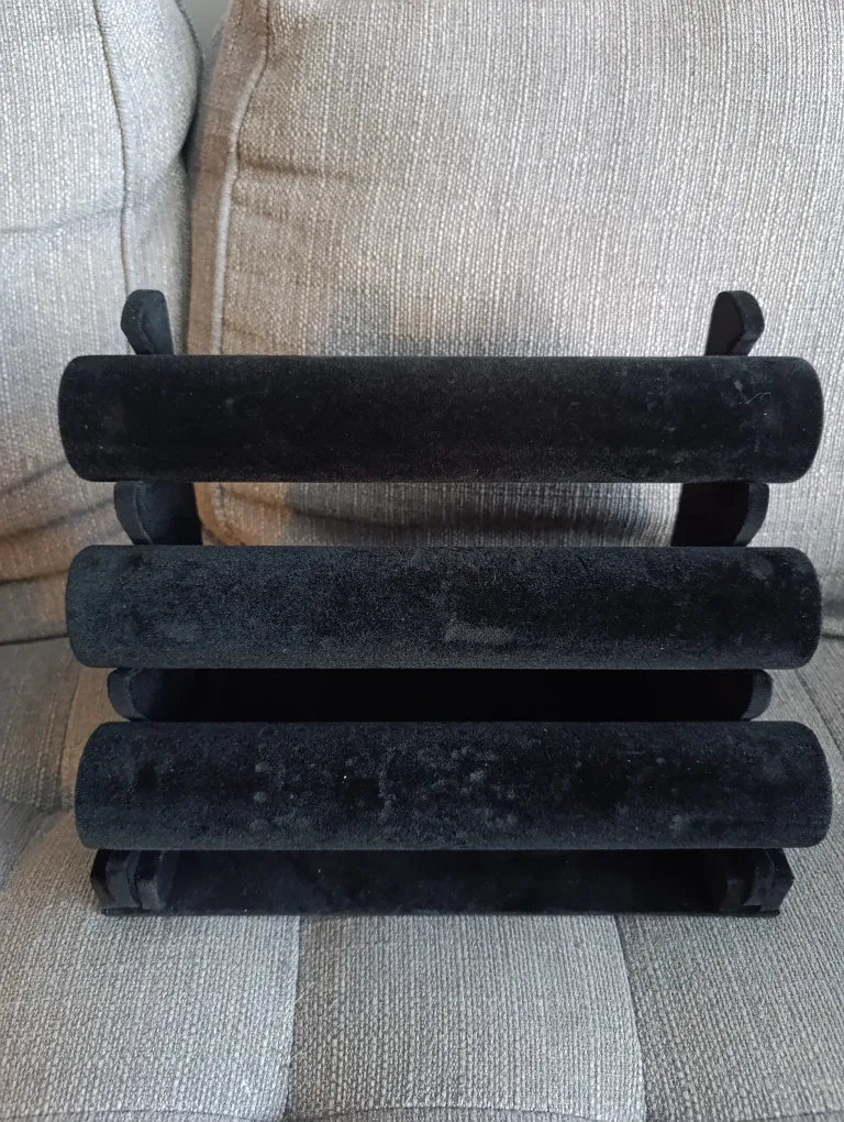 Black Velvet 3-Tier Bracelet Display Stand