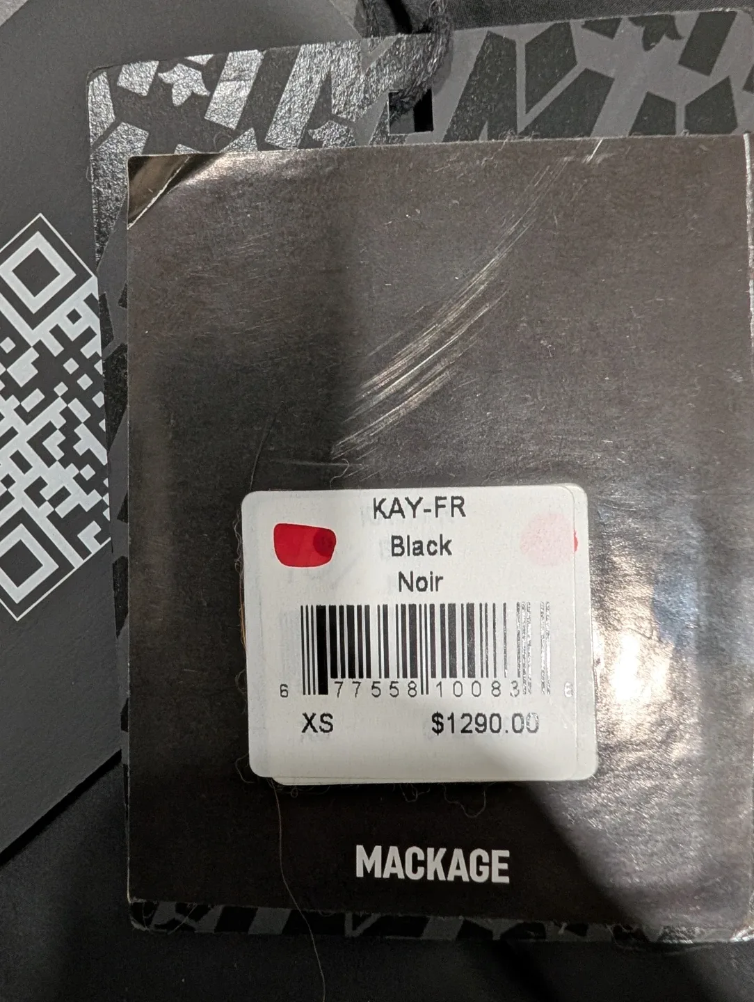 Mackage Black Down Parka - XS image indicator(2)