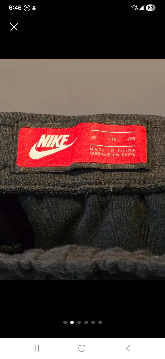 Nike Tech Fleece  Black Hoodie & Pants Set image indicator(5)