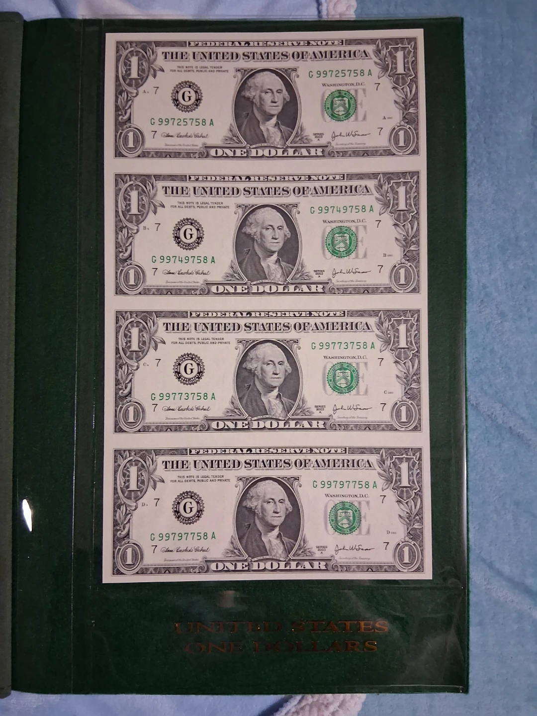 World Reserve Monetary Exchange One Dollar Bills - photo 3