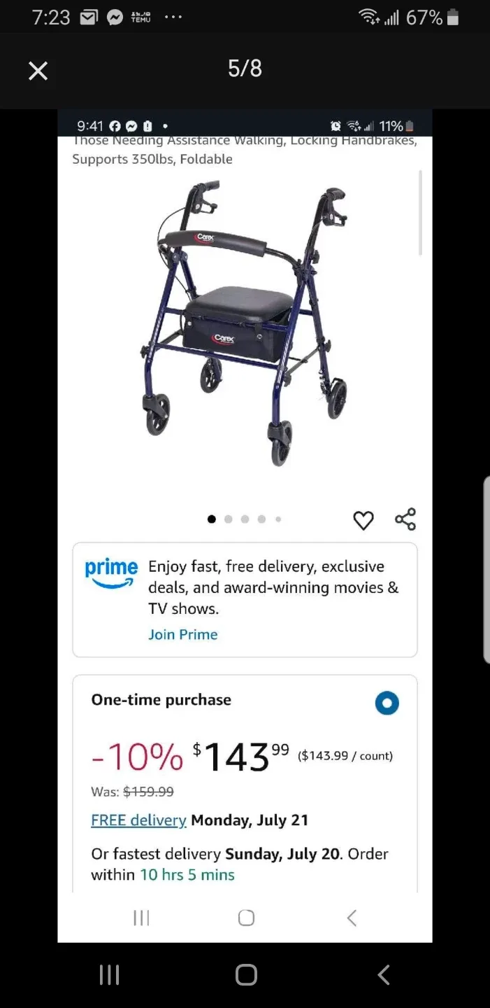 Walker rollator brand new image indicator(4)