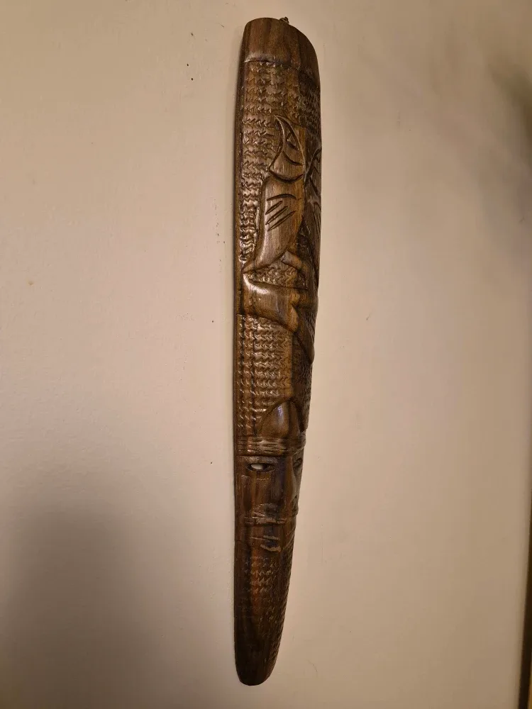 Wooden Carved Tiki Mask image indicator(2)