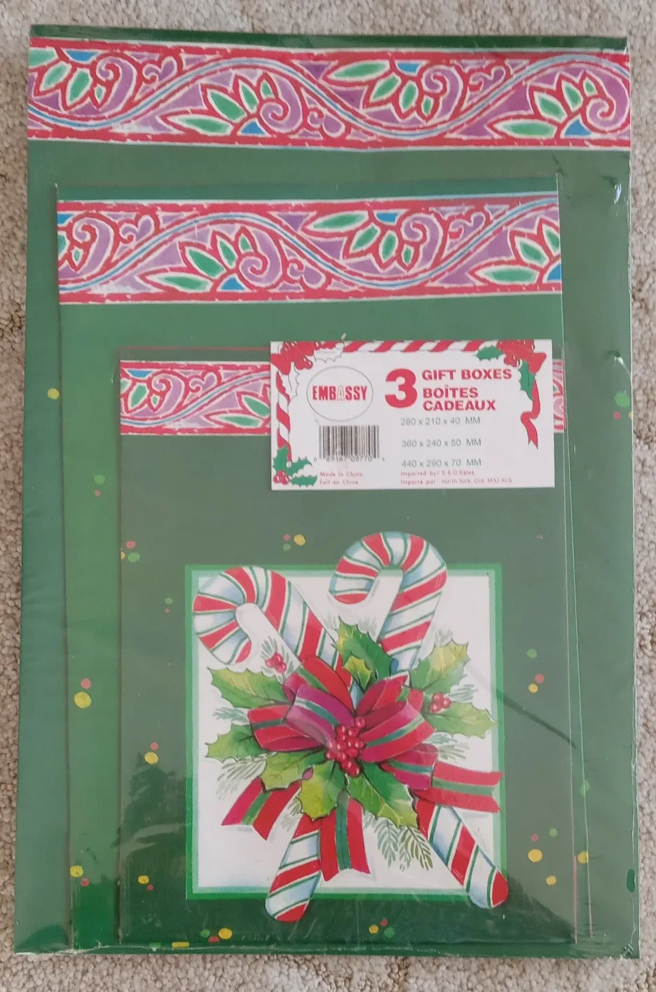 Embassy 3 Gift Boxes Set - Brandnew ($5 each set)