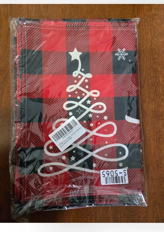 New YCbingo Set of 6 Christmas Placemats image indicator(3)
