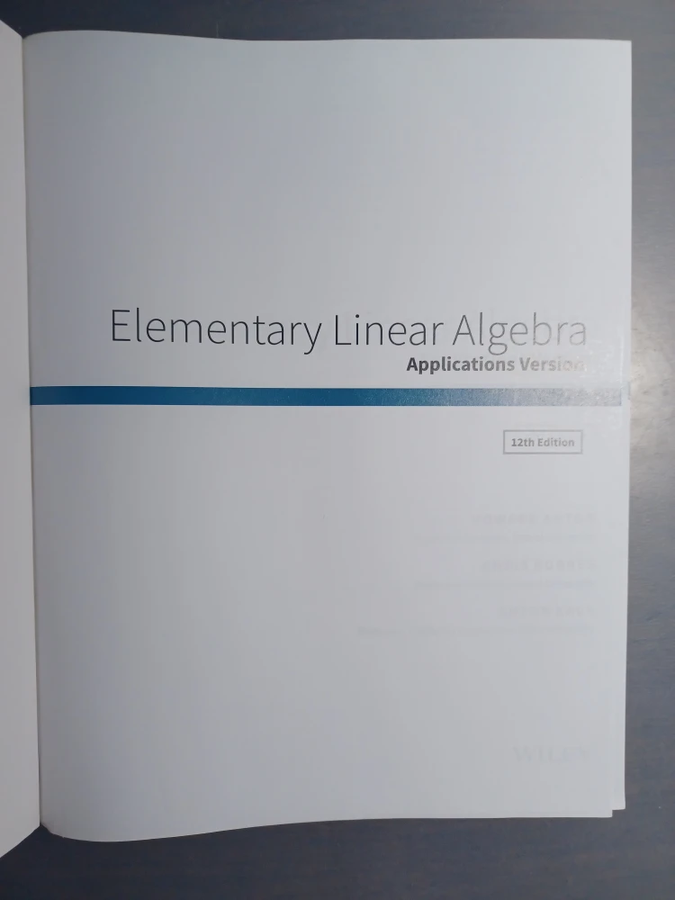 Elementary Linear Algebra by Howard Anton - photo 2