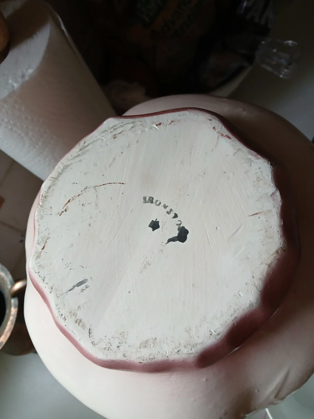 Vintage Ironstone Pink Floral Pitcher - photo 2