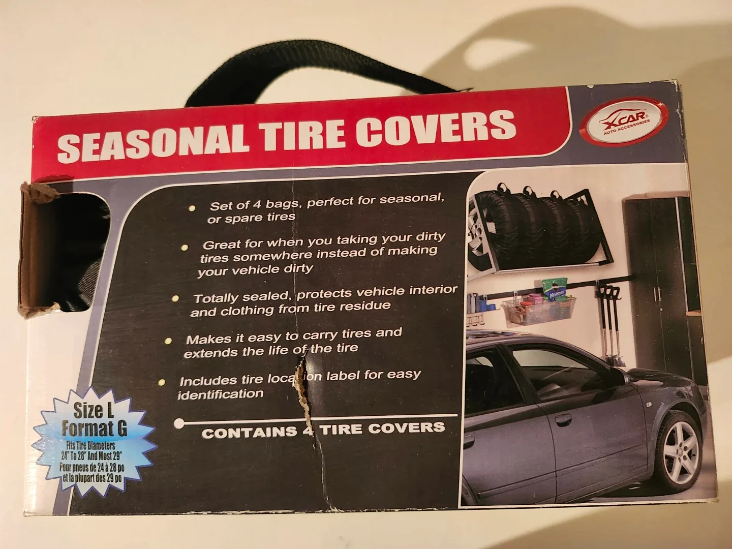 Seasonal tire covers