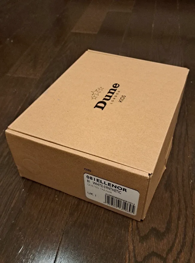 🎡 Dune London 🎡 White Leather Sneakers image indicator(6)