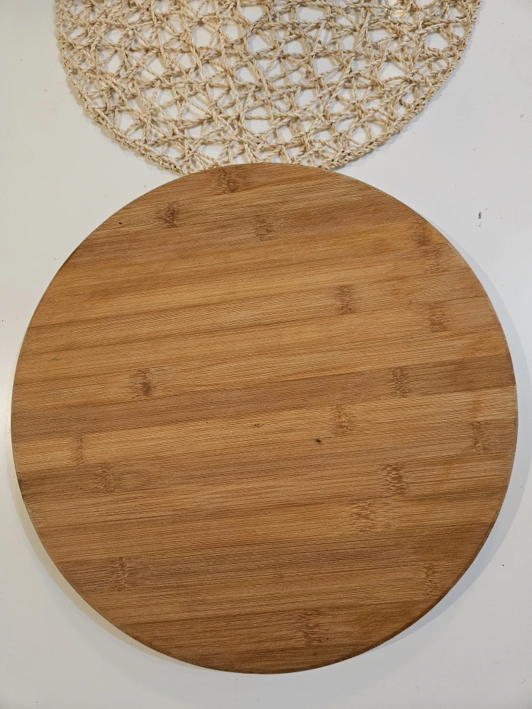 (Moving Sale)Bamboo Rotating Serving Tray