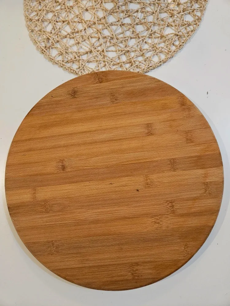 (Moving Sale)Bamboo Rotating Serving Tray