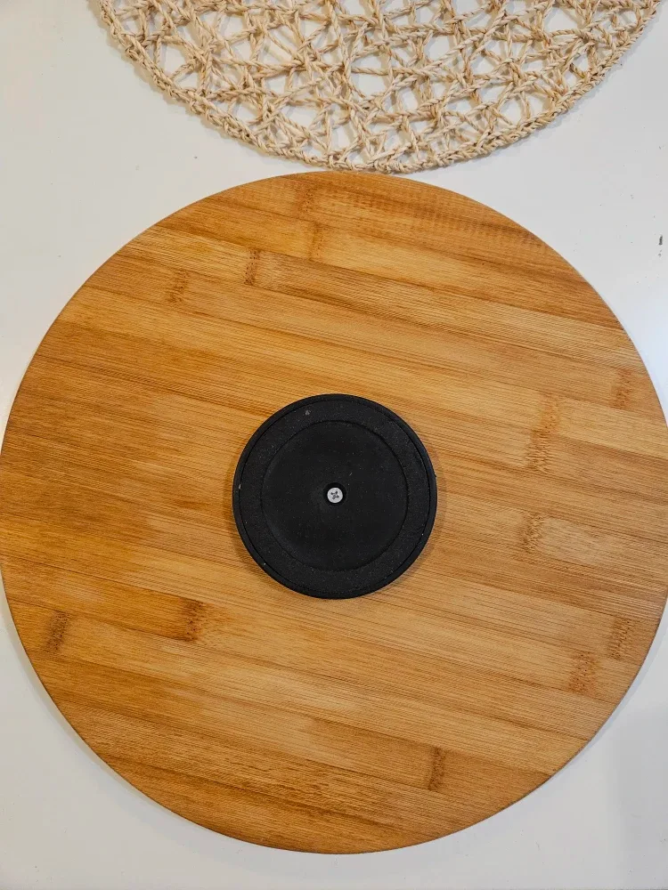 (Moving Sale)Bamboo Rotating Serving Tray image indicator(2)