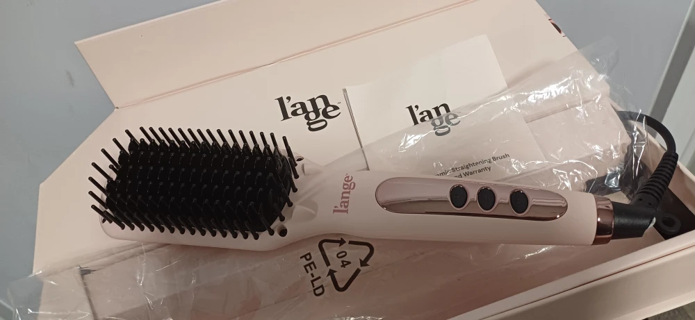 New l'ange Le Vite Blush Ceramic Straightening Brush - photo 5