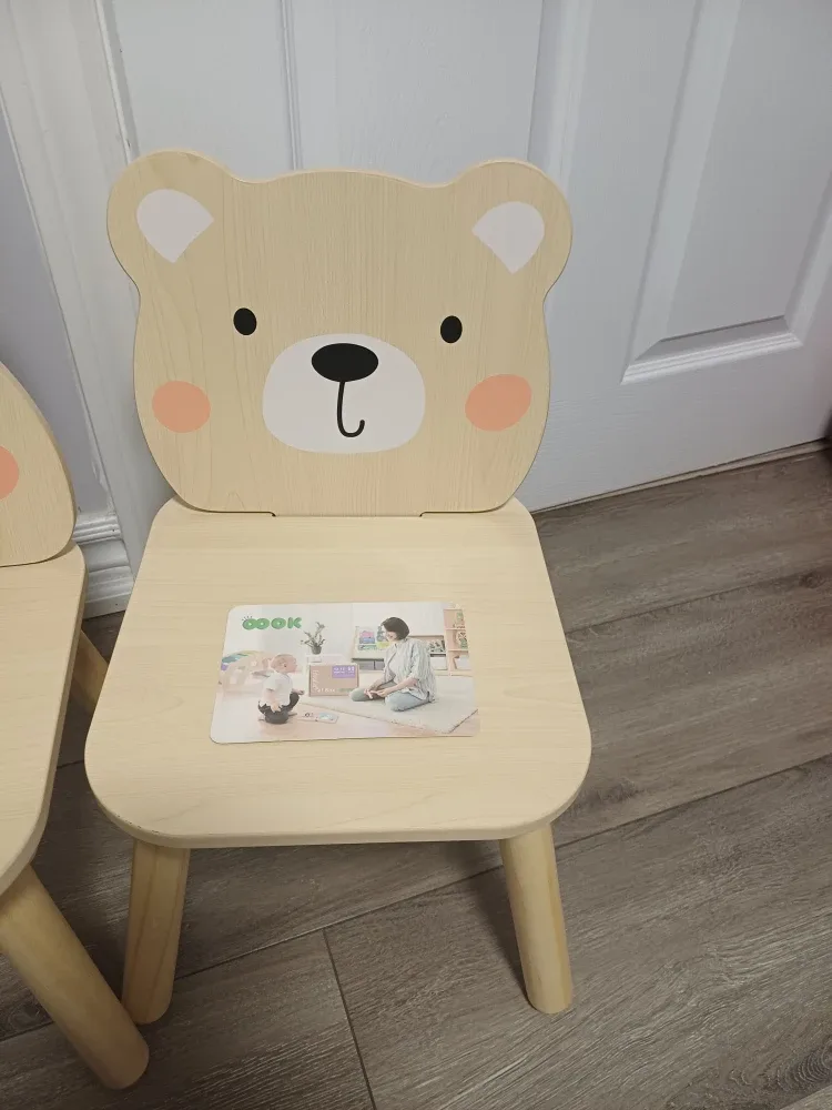 8Oook Animal Chairs Set - Bunny & Bear image indicator(7)